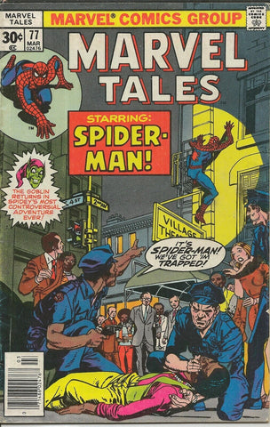 Marvel Tales #77 VINTAGE 1977 Marvel Comics Reprints Amazing Spider-Man 96