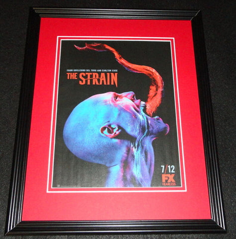 The Strain 2015 FX Framed 11x14 ORIGINAL Advertisement Guillermo del Toro 