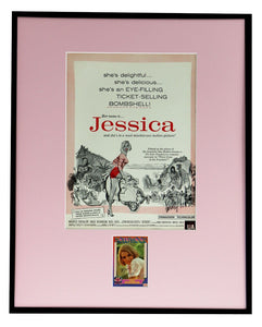 Angie Dickinson Signed Framed 16x20 ORIGINAL 1962 Jessica Advertising Display