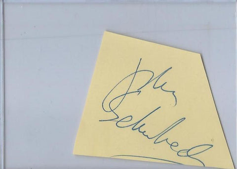 John Schubeck Signed Album Page RR LOA KNBC LA