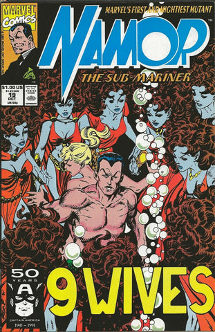 Namor #19 ORIGINAL Vintage 1991 Marvel Comics GGA