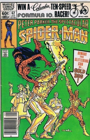 Spectacular Spider-Man #62 ORIGINAL Vintage 1982 Marvel Comics 