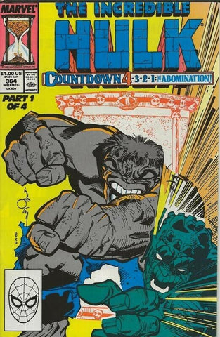 Incredible Hulk #364 ORIGINAL Vintage 1989 Marvel Comics 