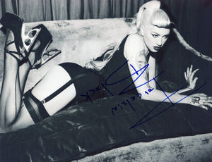 Porcelain Black Signed 8x10 Photo