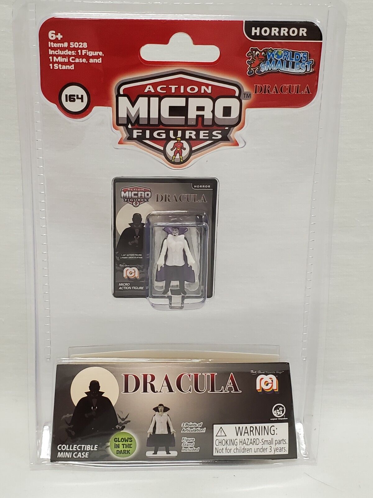 NEW SEALED Super Impulse World's Smallest Mego Dracula Action Figure