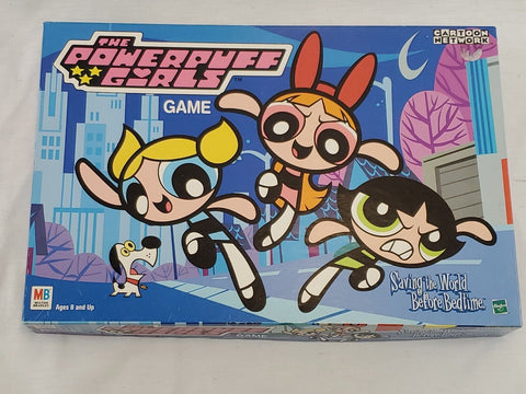 VINTAGE 2000 Milton Bradley Powerpuff Girls Saving the World Board Game