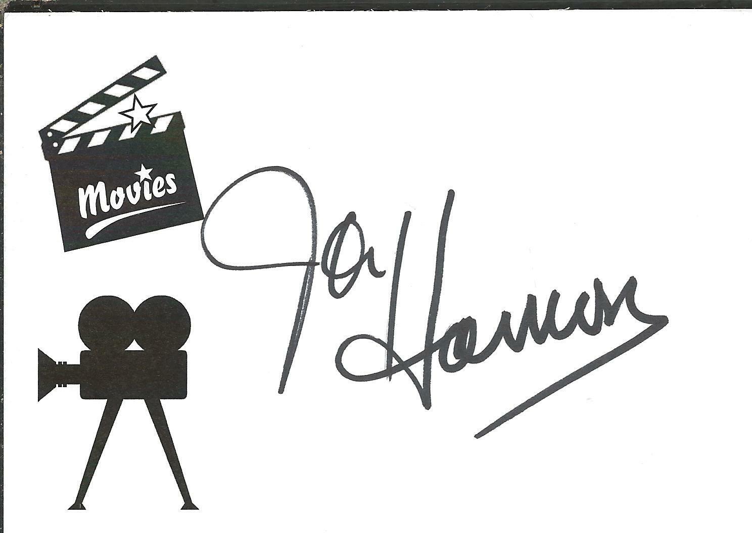 Joy Harmon Signed Index Card Cool Hand Luke Batman