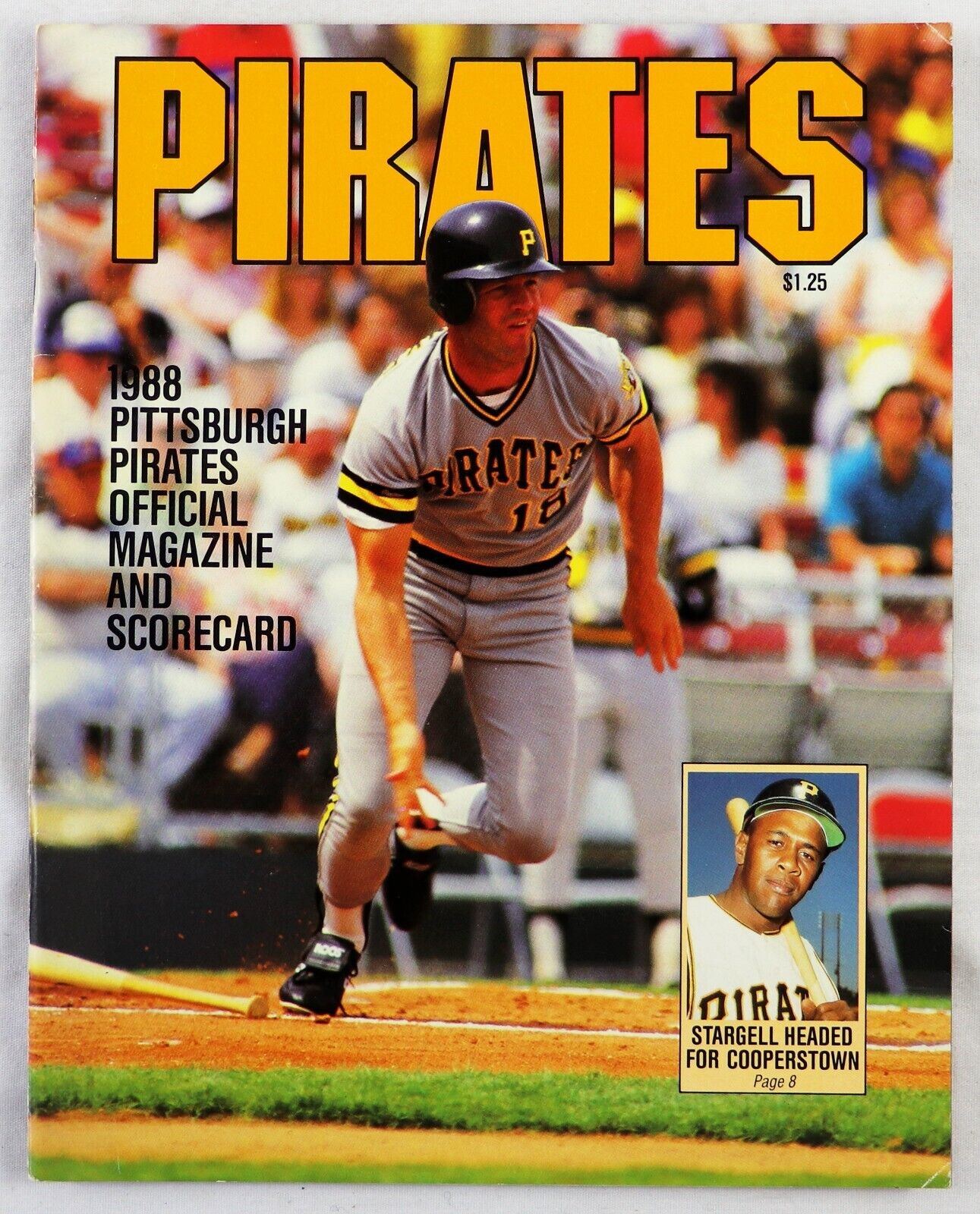 1988 Giants @ Pittsburgh Pirates Scorebook Unscored Barry Bonds Bonilla Clark