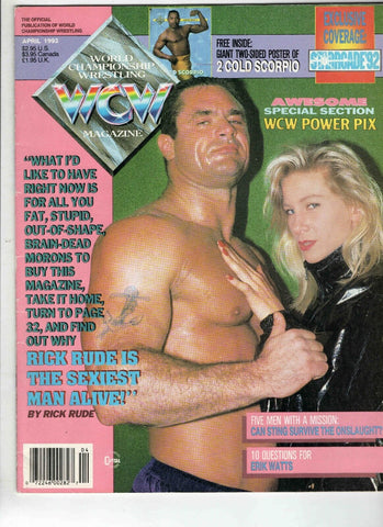 Apr 1993 WCW Magazine Rick Rude Missy Hyatt