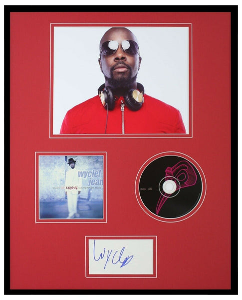 Wyclef Jean Signed Framed 16x20 Carnival CD & Photo Set JSA