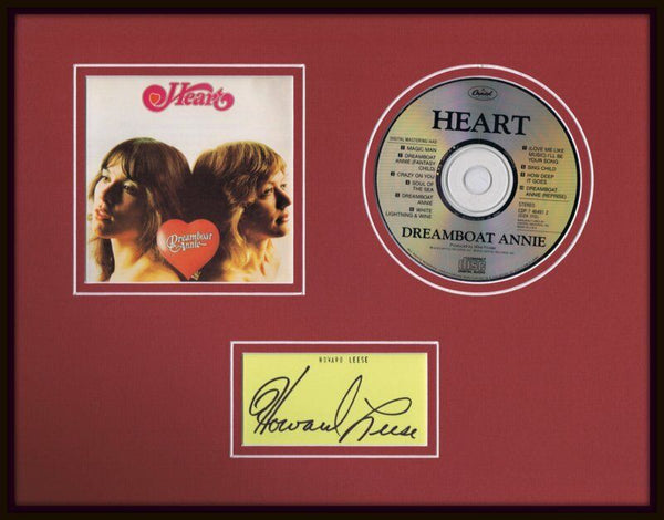 Howard Leese Signed Framed 11x14 Heart Dreamboat Annie CD & Photo Display