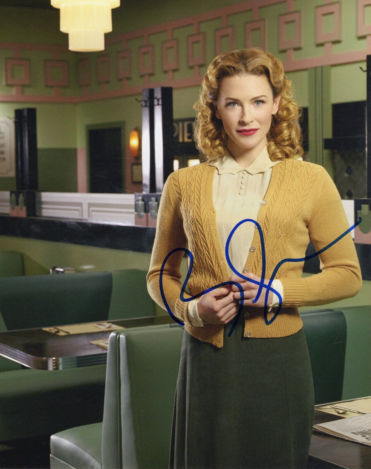 Bridget Regan Signed 8x10 Photo Agent Carter