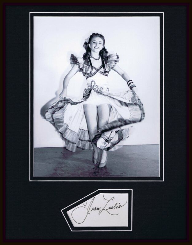 Joan Leslie Signed Framed 11x14 Photo Display