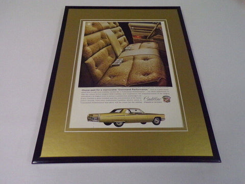 1968 Cadillac Sedan DeVille 11x14 Framed ORIGINAL Vintage Advertisement