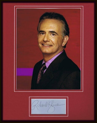 Richard Kline Signed Framed 11x14 Photo Display JSA Three's Company