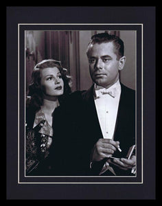 Gilda Rita Hayworth Glenn Ford Framed 11x14 Photo Display