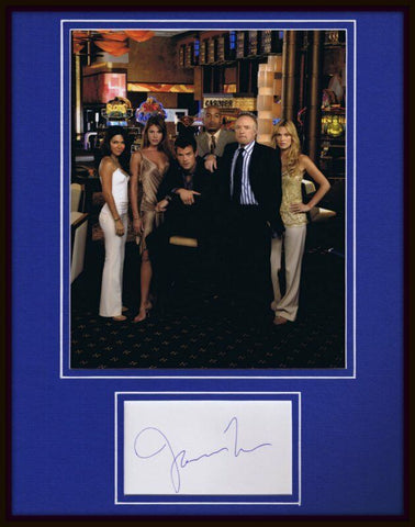 James Lesure Signed Framed 11x14 Photo Display Vegas w/ cast