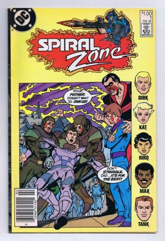 Spiral Zone #1 ORIGINAL Vintage 1988 DC Comics 