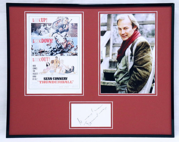 Klaus Maria Brandauer Signed Framed 16x20 Thunderball Photo Poster Set 