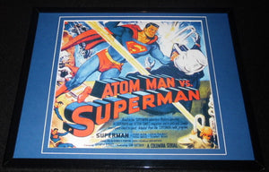 Atom Man vs Superman Framed 8x10 Repro Poster Display Kirk Alyn Lyle Talbot