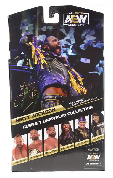 NEW SEALED 2022 AEW Unrivaled Matt Jackson Action Figure