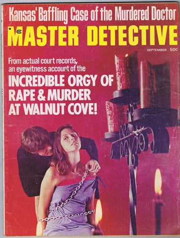 ORIGINAL Vintage September 1973 Master Detective Magazine GGA