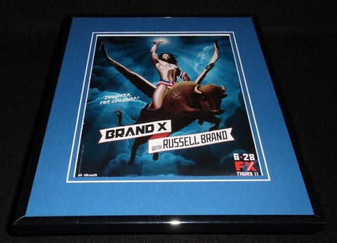 Brand X 2012 Framed ORIGINAL 11x14 Vintage Advertisement Russell Brand 