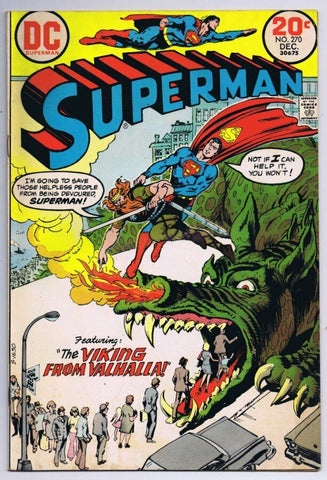 Superman #270 ORIGINAL Vintage 1973 DC Comics 