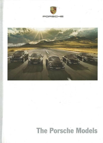 ORIGINAL Vintage 2011 Porsche Model Range Sales Brochure Book