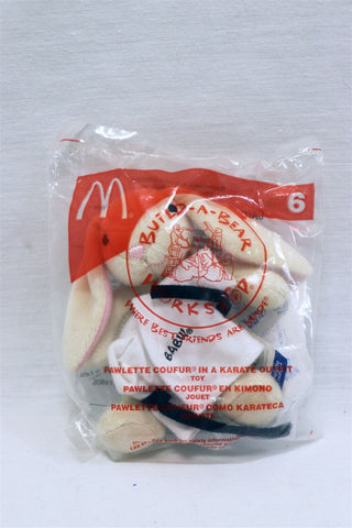 VINTAGE SEALED 2006 McDonald's Build a Bear Pawlette Coufur in Karate Outfit