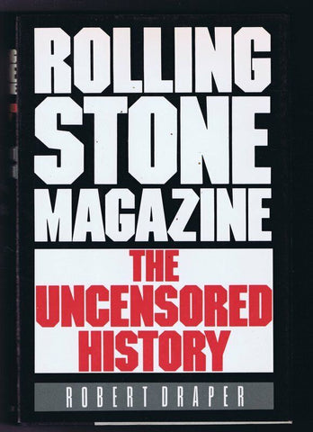 VINTAGE 1990 Rolling Stone Magazine Uncensored History 1st Print Hardcover Book 