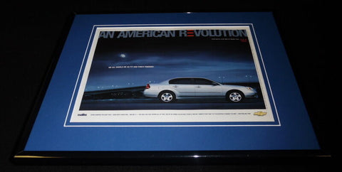 2004 Chevrolet Malibu Framed 11x14 ORIGINAL Vintage Advertisement 