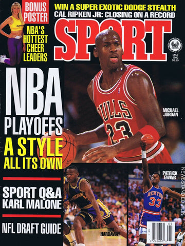 ORIGINAL Vintage May 1992 Sport Magazine Michael Jordan No Label