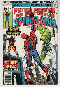 Spectacular Spider-Man #5 VINTAGE 1977 Marvel Comics