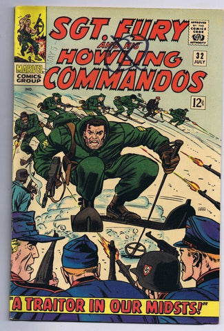 Sgt Fury and His Howling Commandos #32 ORIGINAL Vintage 1966 Marvel Comics