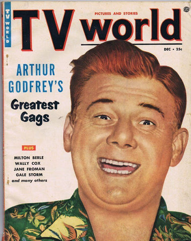 ORIGINAL Vintage December 1953 TV World Magazine Arthur Godfrey Milton Berle