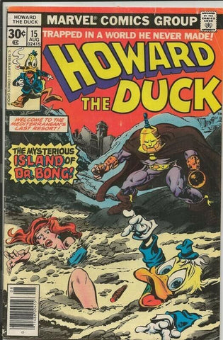 Howard the Duck #15 ORIGINAL Vintage 1977 Marvel Comics 1st Dr Bong