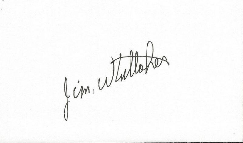 Jim Whittaker Signed 3x5 Index Card 