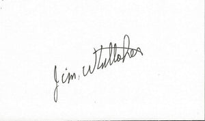 Jim Whittaker Signed 3x5 Index Card 