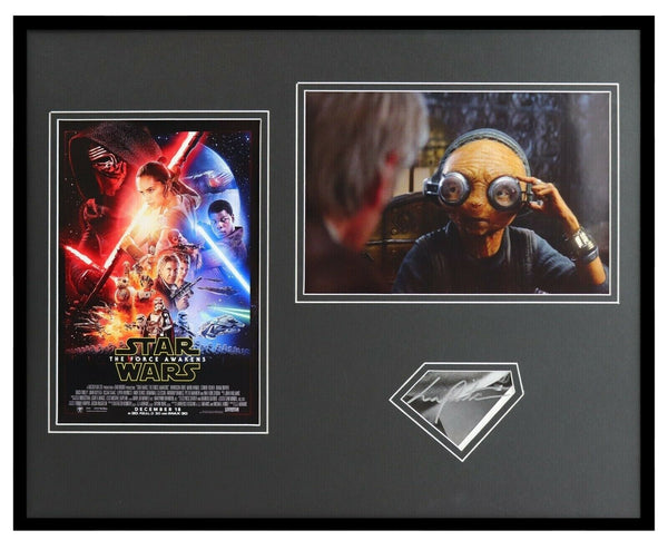 Lupita Nyong'o Signed Framed 16x20 Photo Set JSA Star Wars Maz Kanata