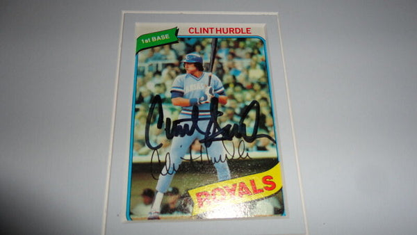 Clint Hurdle Signed Framed 1978 Sports Illustrated Cover Display Royals 