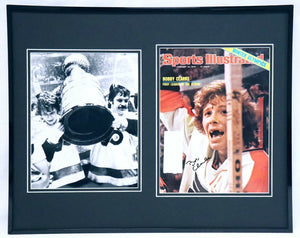 Bobby Clarke Signed Framed 1976 Sports Illustrated Cover & Photo Set Flyers