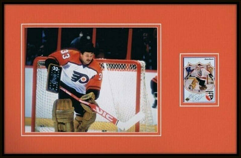 Glenn Chico Resch Signed Framed 11x17 Photo Display Flyers Islanders