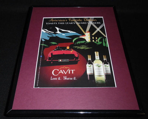 2016 Cavit Wine 11x14 Framed ORIGINAL Advertisement 