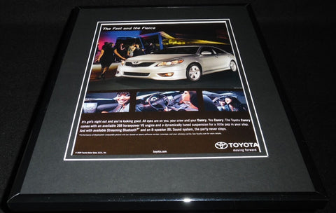 2009 Toyota Camry Framed 11x14 ORIGINAL Vintage Advertisement