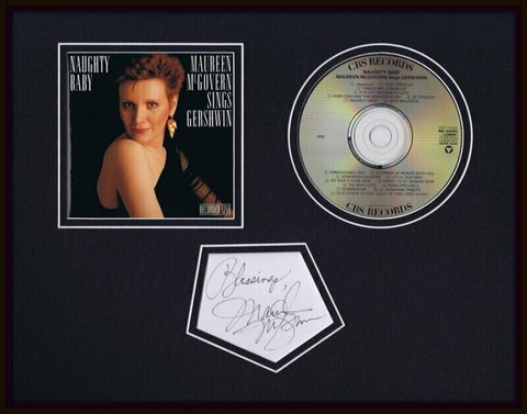 Maureen McGovern Signed Framed 11x14 Naughty Baby CD & Photo Display