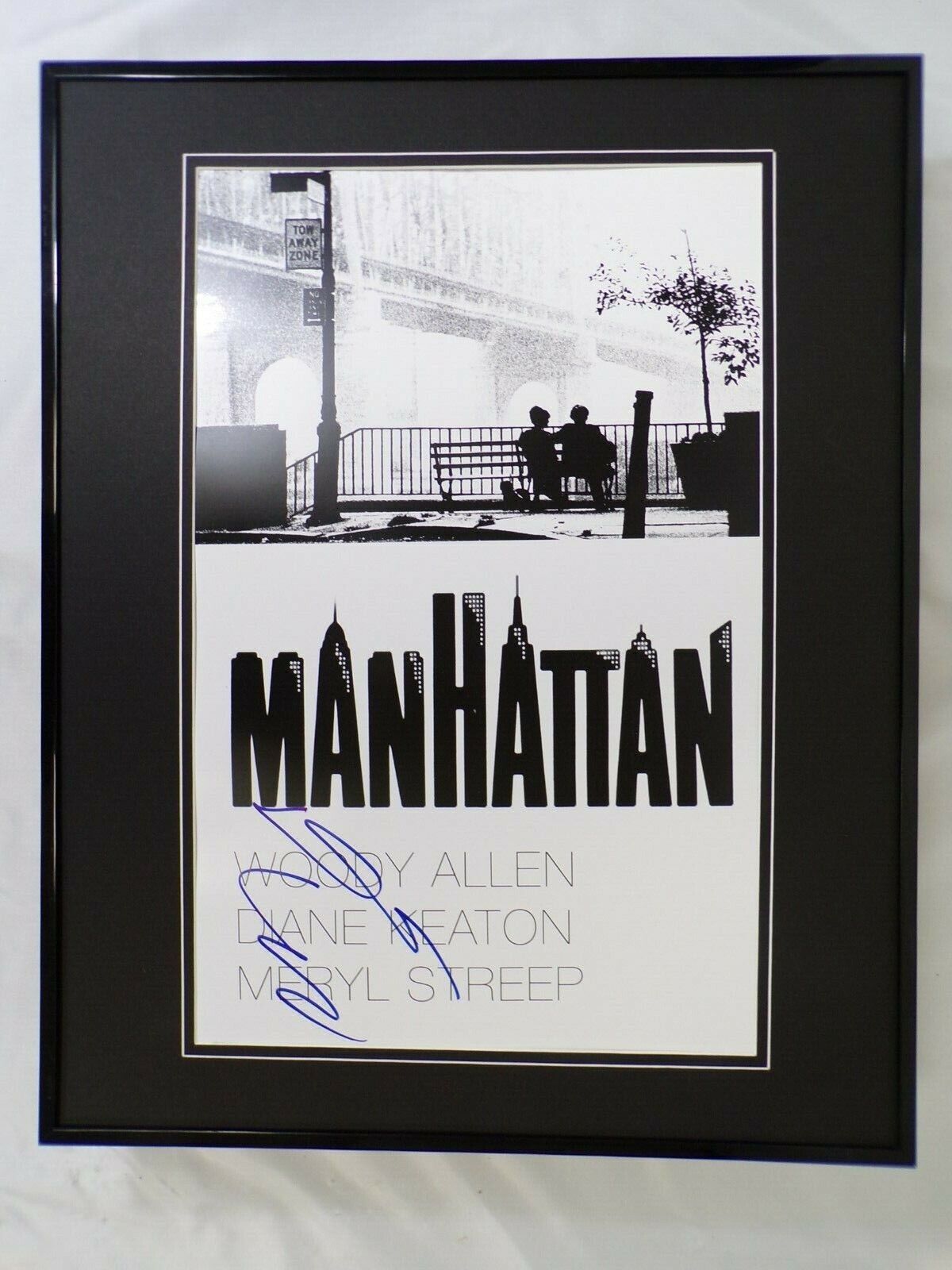 Diane Keaton Signed Framed 16x20 Manhattan Poster Display 