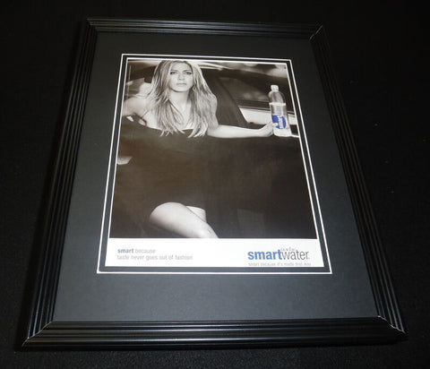 Jennifer Aniston 2011 Smart Water Framed 11x14 ORIGINAL Advertisement