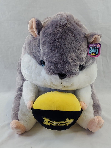 HUGE Kennywood Park Pittsburgh 15" Belly Buddies Plush Hamster w/ Football