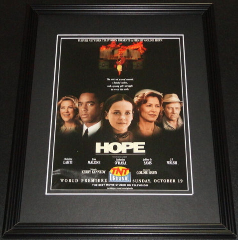 Hope 1997 Framed ORIGINAL 11x14 Vintage Advertisement Catherine O'Hara JT Walsh